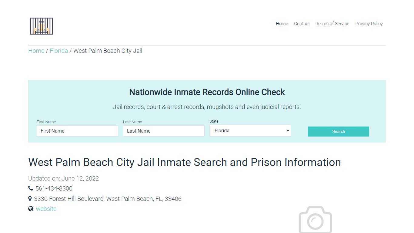 West Palm Beach City Jail Inmate Search, Visitation, Phone ...